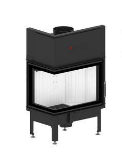 Fireplace insert HITZE ALBERO AL11L.H-D, 11 kW, left-side 17240029 фото