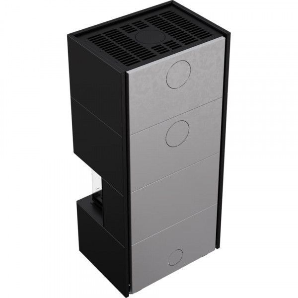 Камін Kratki NBC 7 в обудові HOME EASY BOX стальний - чорний HEB/BLACK фото