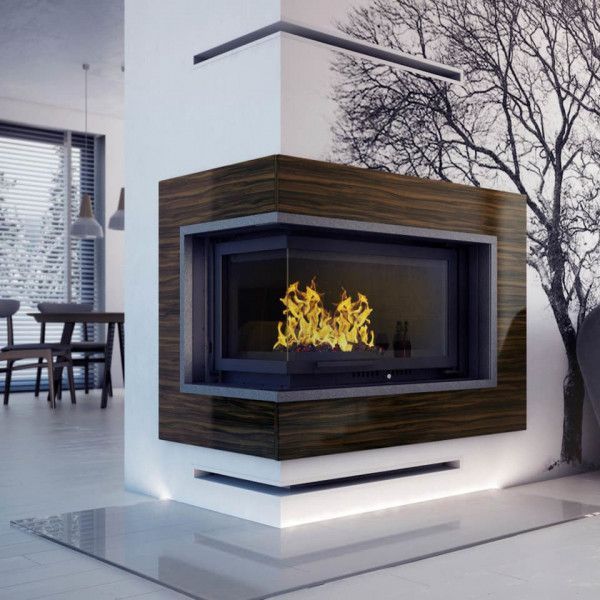Fireplace insert Kratki OLIWIA 18 left BS guillotine (18.0 kW) OLIWIA/L/BS/G фото