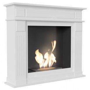 Biofireplace Kratki NOVEMBER white with TUV certificate