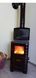 Stove-fireplace heating and cooking wood (Turbo) "euro burzhuyka" DUVAL EM-203F