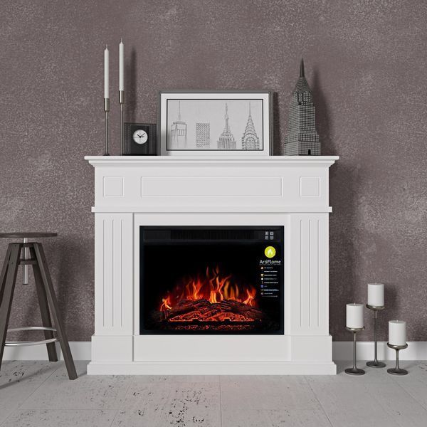 Камінокомплект ArtiFlame LAURITZ AF23S БІЛИЙ Б'ЯНКО (зі звуком) LAURITZ AF23S WB фото