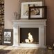 Biofireplace Kratki OCTOBER white with TUV certificate