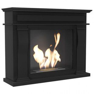 Biofireplace Kratki OCTOBER black with TUV certificate