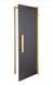 Tesli Lux Graphite Sateen sauna and steam room door 1900&times;700