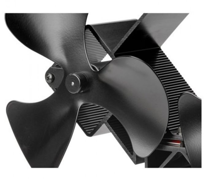 Anslut double wood stove fan