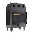 Fireplace insert BOKAR 7050 (15,2 kW) black ceramatex