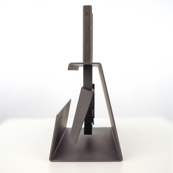 SAVEN Set 2 S black fireplace tool set
