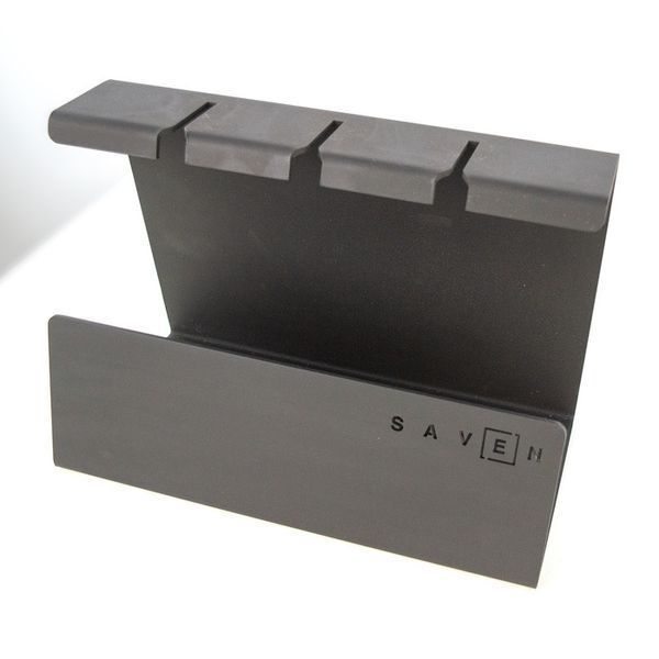 SAVEN Set 2 S black fireplace tool set