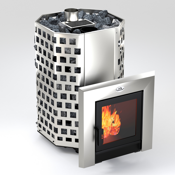 Kamyanka stove Novaslav Geyser ПКС-01Н with glass С3 ПКС-01Н-С3 фото