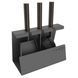 SAVEN Set 2 S black fireplace tool set