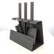 SAVEN Set 2 S black fireplace tool set