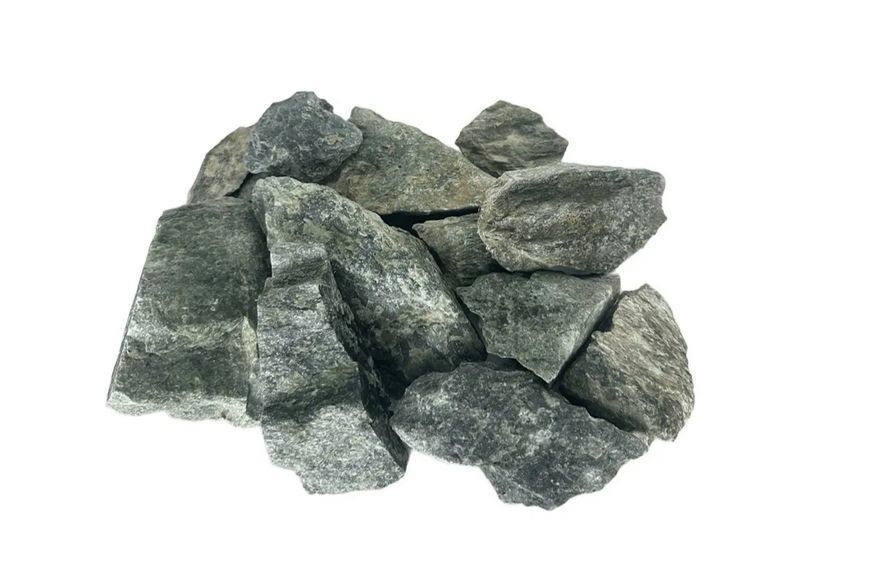 Камінь нефрит колотий 5-10 см 10 кг для лазні та сауни   9_112045  фото