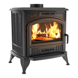 Cast iron stove-fireplace Kratki KOZA K6 &Oslash; 130 TURBOFAN KOZA/K6/130/TF фото