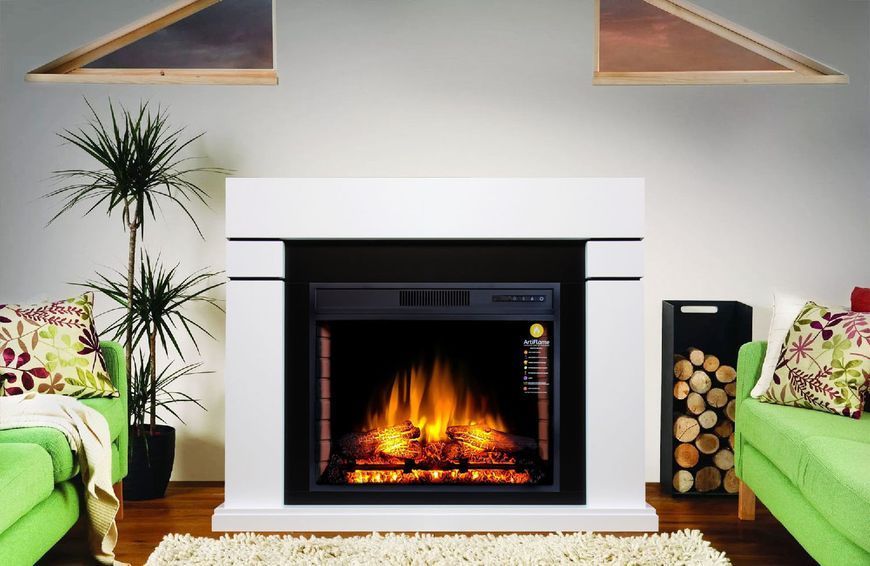Fireplace set ArtiFlame LINDOS AF28S WHITE BIANCO (with sound) LINDOS AF28S WB фото
