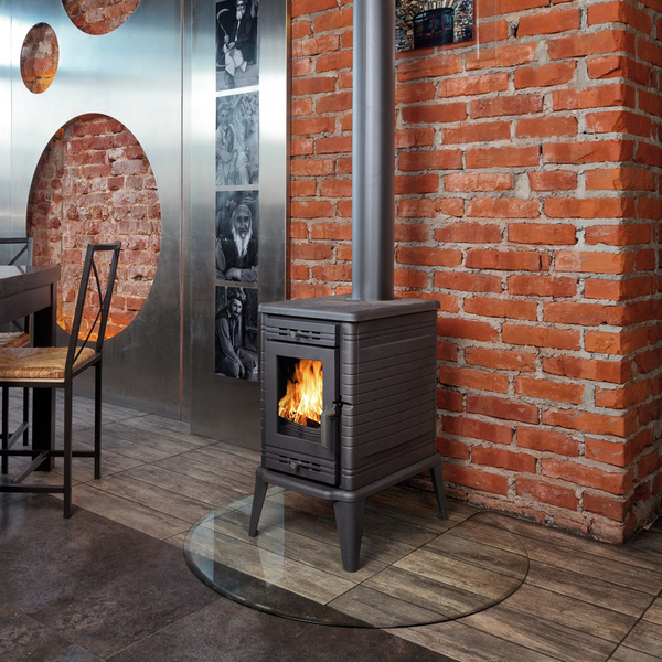 Cast iron stove-fireplace Kratki KOZA K10 &Oslash; 130 ASDP KOZA/K10/130/ASDP фото