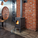 Cast iron stove-fireplace Kratki KOZA K10 &Oslash; 130 ASDP