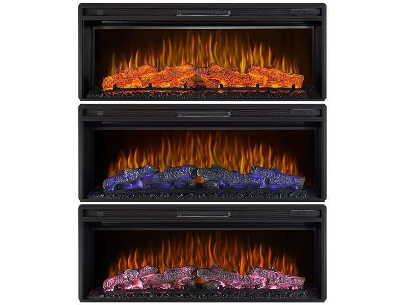 Камінокомплект ArtiFlame Line AF42 з обігрівом і звуком горіння вогню білий Line AF42 WT фото
