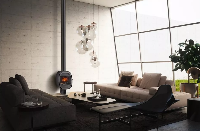 Designerski kominek Rocal Oval
