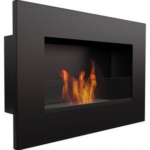 Biofireplace Kratki GOLF black with glass and TUV certificate
