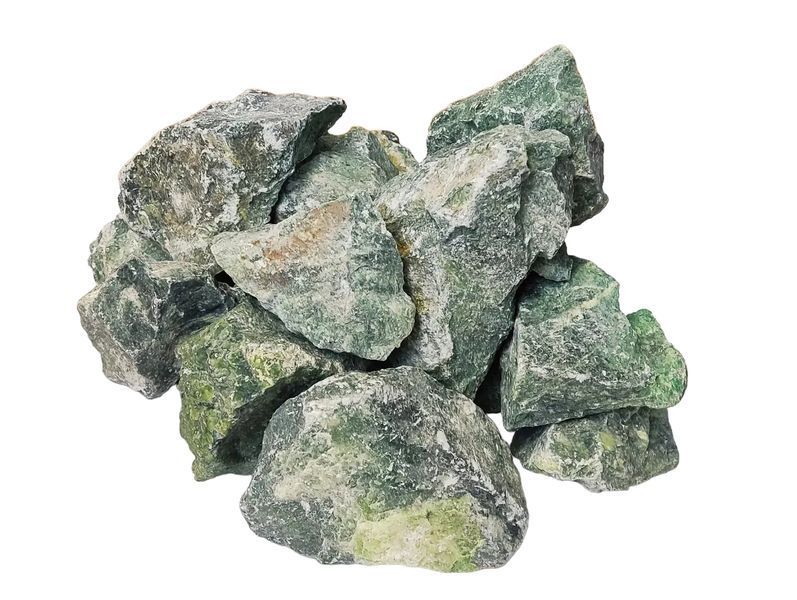 Камень жадеит колотый (5&ndash;10 см) 10 кг для бани и сауны 9_111649  фото