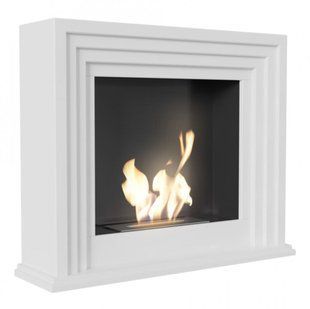 Biofireplace Kratki QUAERERE white with TUV certificate