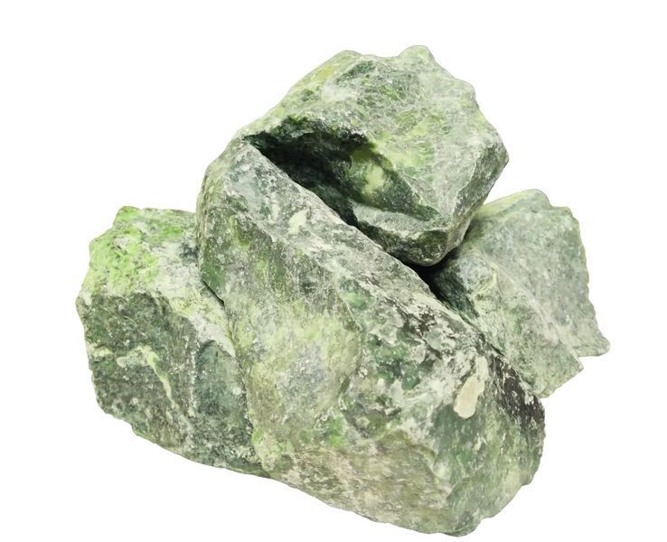 Камень жадеит колотый (10&ndash;15 см) 10 кг для бани и сауны 9_111650 фото