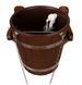 Tesli 20 L waterfall bucket made of thermo-linden with a plastic insert