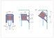 Tesli 20 L waterfall bucket made of thermo-linden with a plastic insert