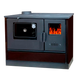 Stove-kitchen heating and cooking wood-burning "Euro bourzhujika" with oven DUVAL EK-4020