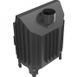 Fireplace insert Kratki BLANKA 12 left BS (11.0 kW)