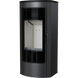 Stalowy piec‑kominek Kratki KOZA TITAN GLASS panorama (11 kW)