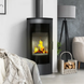 Stalowy piec‑kominek Kratki KOZA TITAN GLASS panorama (11 kW)