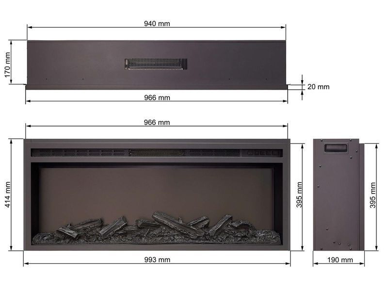 Electric fireplace ArtiFlame AF38 Multicolor AF38 Multicolor фото