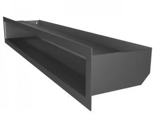 Fireplace ventilation grille LOFT-M1 90x1000 Graphite, LOFT-М1 90x1000