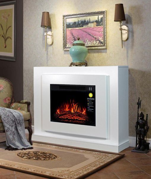 Zestaw kominkowy z podświetleniem LED ArtiFlame LUCCA AF23S BIAŁY BIANKO (z dźwiękiem) LUCCA AF23S WB фото