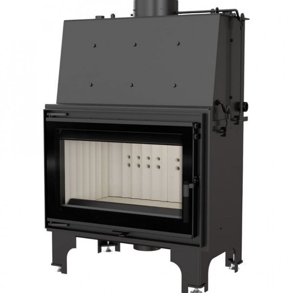 Камінна топка Kratki AQUARIO O12 PW GLASS (12,0 кВт) AQUARIO/O/12/PW/W/DG фото