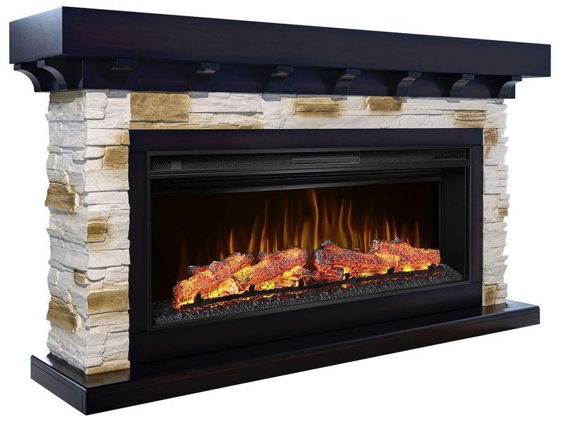 Zestaw kominkowy ArtiFlame Ludwig AF42 MAHAGON BRĄZOWY ANTYCZNY Ludwig AF42 MBA фото