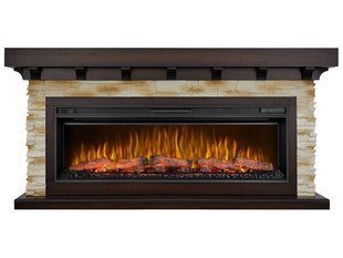 Zestaw kominkowy ArtiFlame LUDWIG AF50 MAHAGON BRĄZOWY ANTYCZNY (z dźwiękiem) LUDWIG AF50 MBA фото