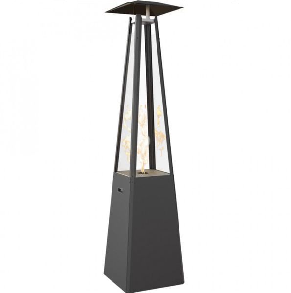 Ogrzewacz gazowy Kratki UMBRELLA stalowy czarny (12,0 kW)