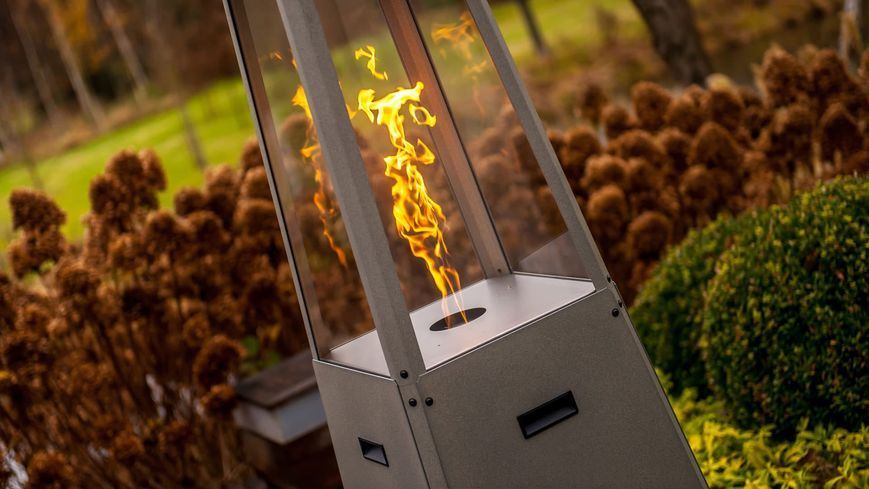 Ogrzewacz gazowy Kratki UMBRELLA stalowy czarny (12,0 kW)