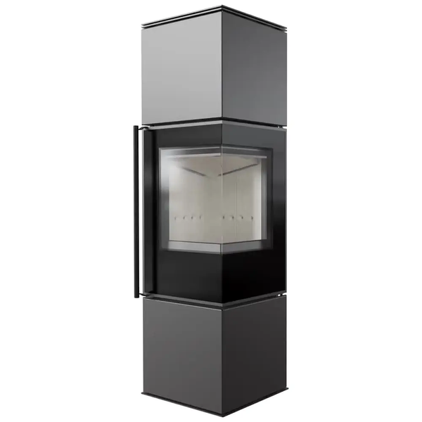 Stalowy piec‑kominek Kratki REN/M prawa &Oslash; 150 (7 kW) REN/M/P фото