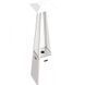 Gas heater Kratki UMBRELLA steel white (12.0 kW)