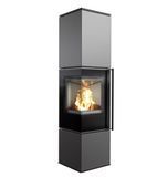Steel stove-fireplace Kratki REN/L left &Oslash; 150 (7 kW) REN/L/L фото