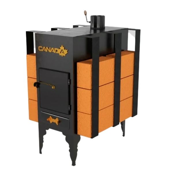 Wood burning stove CANADA with heat accumulator LUX burjeko000A фото