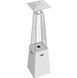 Gas heater Kratki UMBRELLA BS steel white (12.0 kW)