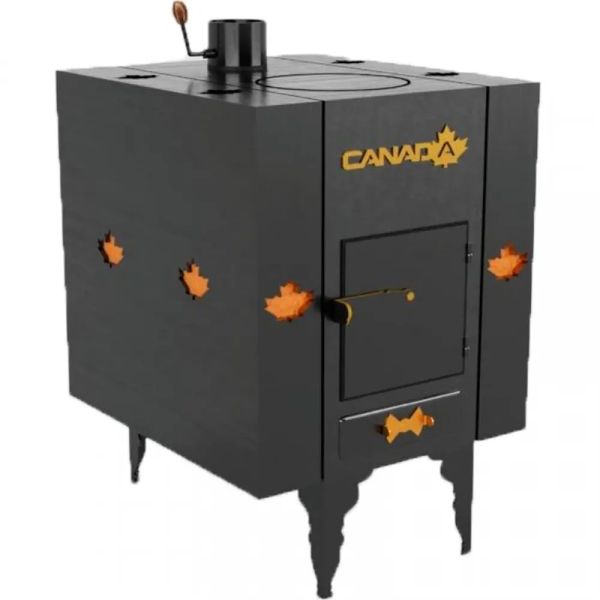 Wood burning stove CANADA with heat accumulator and protective casing LUX burjeko00AKL фото