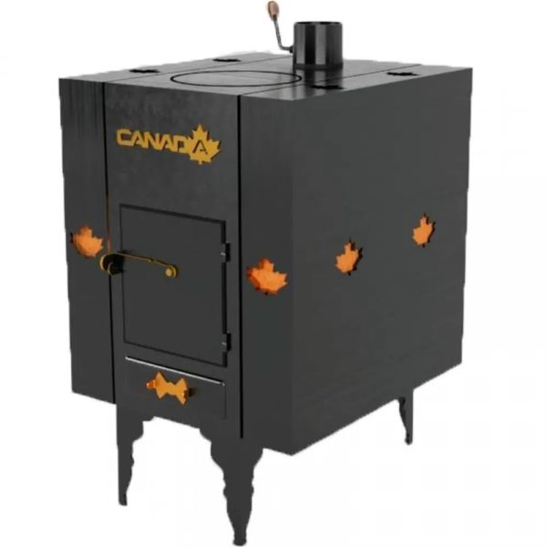 Wood burning stove CANADA with heat accumulator and protective casing LUX burjeko00AKL фото