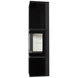 Steel stove-fireplace Kratki TORA L LB lacobel black (8 kW)