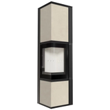 Stalowy piec-kominek Kratki TORA L konglomerat ceramiczny FOKOS SALE (8 kW) TORA/L/Q/F/S фото
